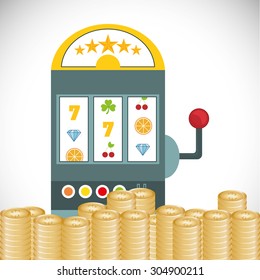 Jackpot digital design, vector illustration 10 eps graphic