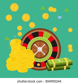 Jackpot digital design, vector illustration 10 eps graphic