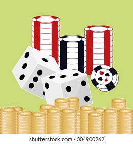 Jackpot digital design, vector illustration 10 eps graphic
