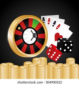 Jackpot digital design, vector illustration 10 eps graphic