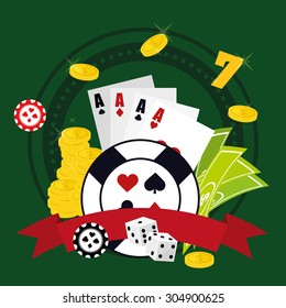 Jackpot digital design, vector illustration 10 eps graphic