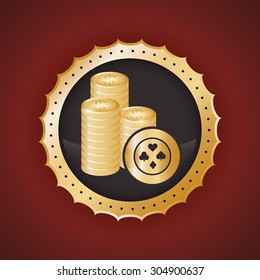 Jackpot digital design, vector illustration 10 eps graphic