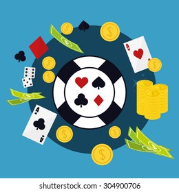 Jackpot digital design, vector illustration 10 eps graphic