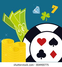 Jackpot digital design, vector illustration 10 eps graphic