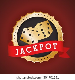 Jackpot digital design, vector illustration 10 eps graphic