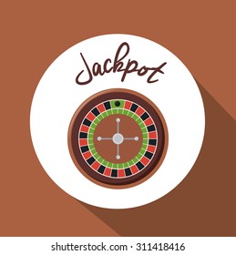 Jackpot digital design, vector illustration eps 10
