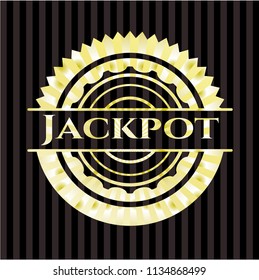 Jackpot gold shiny badge