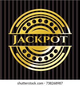 Jackpot gold shiny badge