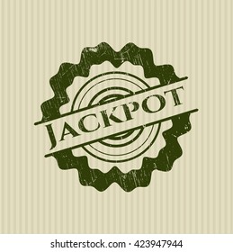 Jackpot grunge seal