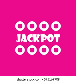 Jackpot icon illustration isolated vector sign symbol
