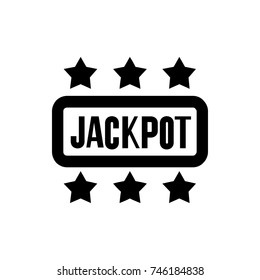 Jackpot icon illustration isolated vector sign symbol