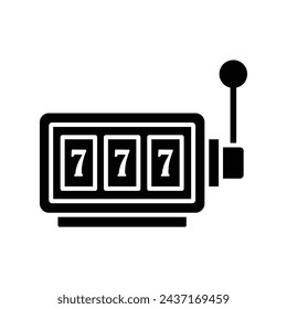 jackpot icon vector design template simple and clean
