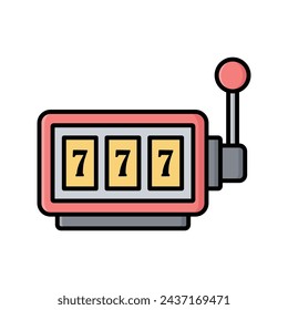 jackpot icon vector design template simple and clean