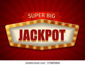 Jackpot Lighting Sign Frame