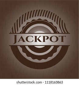 Jackpot realistic wooden emblem