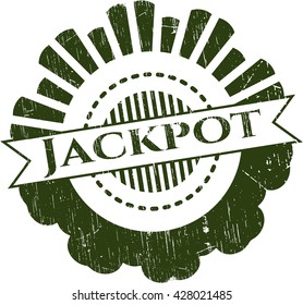Jackpot rubber seal with grunge texture
