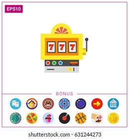 Jackpot Slot Machine Icon