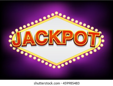 Jackpot Slot Machine Title Asset