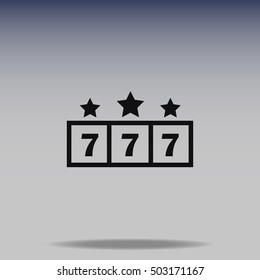 Jackpot vector icon