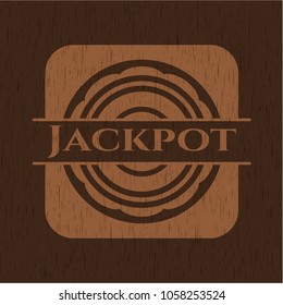 Jackpot wooden emblem