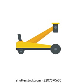 Jack-screw icon. Flat illustration of jack-screw vector icon isolated on white background