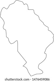 Jackson map in the State of North Carolina