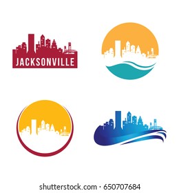 Jacksonville City Landscape Logo Template