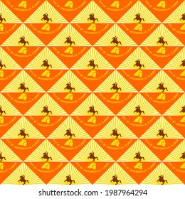 jacksonville flag, seamless pattern. vector illustration
