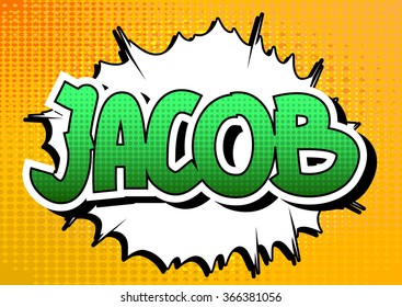 Jacob - Comic book style male name