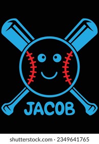 Jacob vector art design, eps file. design file for t-shirt. SVG, EPS cuttable design file