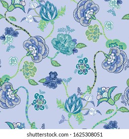 A Jacobean style vector pattern, great for any garden or floral style website. Use as a background for any place you need a unique seamless design. A somewhat traditional design with a modern look. 