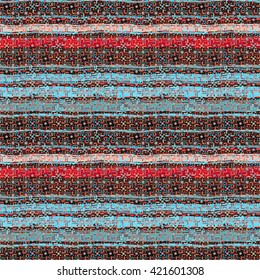Jacquard fabric seamless pattern. Pixel, jersey print. Abstract background texture, wrapping, wallpaper