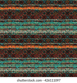 Jacquard fabric seamless pattern. Pixel, jersey print. Abstract background texture, wrapping, wallpaper