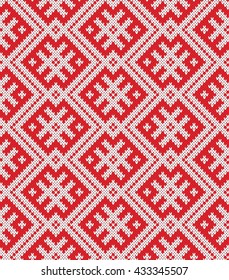 Jacquard Fairisle Seamless Knitting Pattern