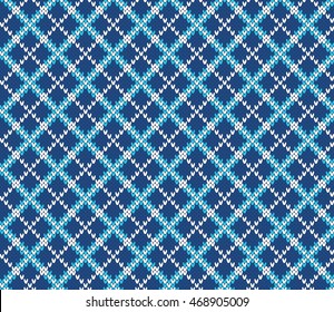 Jacquard Fairisle Seamless Knitting Pattern