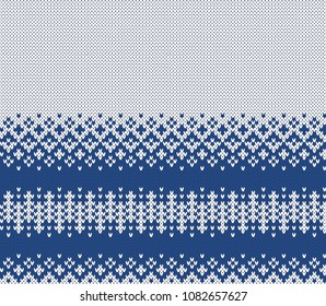 Jacquard Fairisle Wool Seamless Knitting Pattern