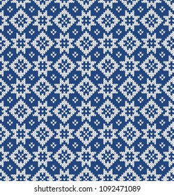 Jacquard Fairisle Wool Seamless Knitting Pattern