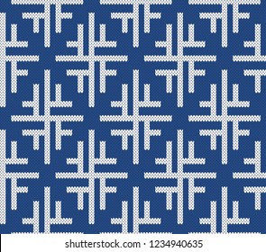 Jacquard Fairisle Wool Seamless Knitting Pattern