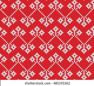 Jacquard Fairisle Wool Seamless Knitting Pattern