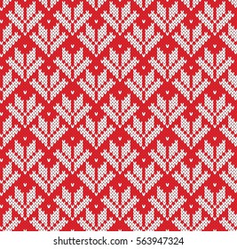 Jacquard Fairisle Wool Seamless Knitting Pattern