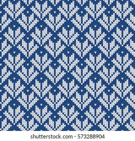 Jacquard Fairisle Wool Seamless Knitting Pattern