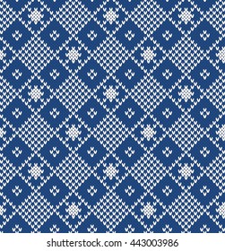 Jacquard Seamless Knitting Pattern