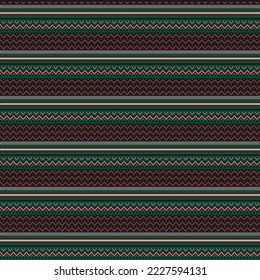 Jacquard sweater pattern for flat knit vector design