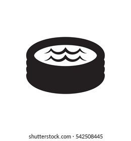 jacuzzi icon illustration isolated vector sign symbol