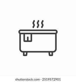 Jacuzzilinesimple icono en estilo de línea.