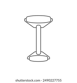 Jade massage nephrite quartz roller icon illustration. Vector