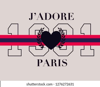 J'Adore graphic print