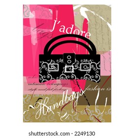 J'adore series  - handbag