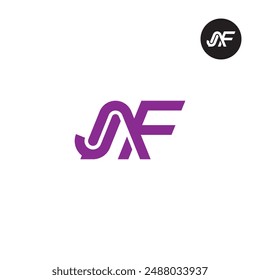 JAF Logo Letra Monograma Diseño