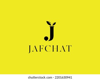 JafChat Logo -J letter logo